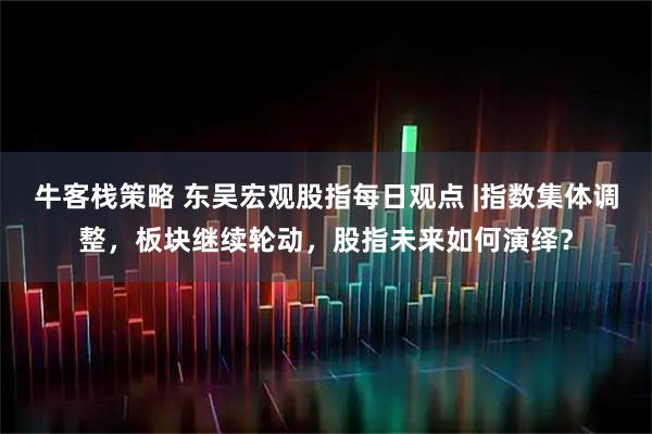 牛客栈策略 东吴宏观股指每日观点 |指数集体调整，板块继续轮动，股指未来如何演绎？