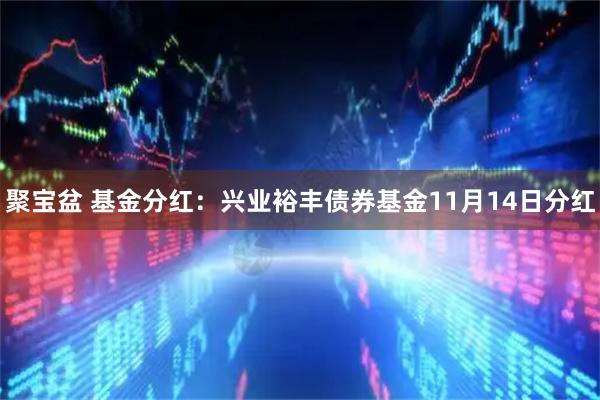 聚宝盆 基金分红：兴业裕丰债券基金11月14日分红